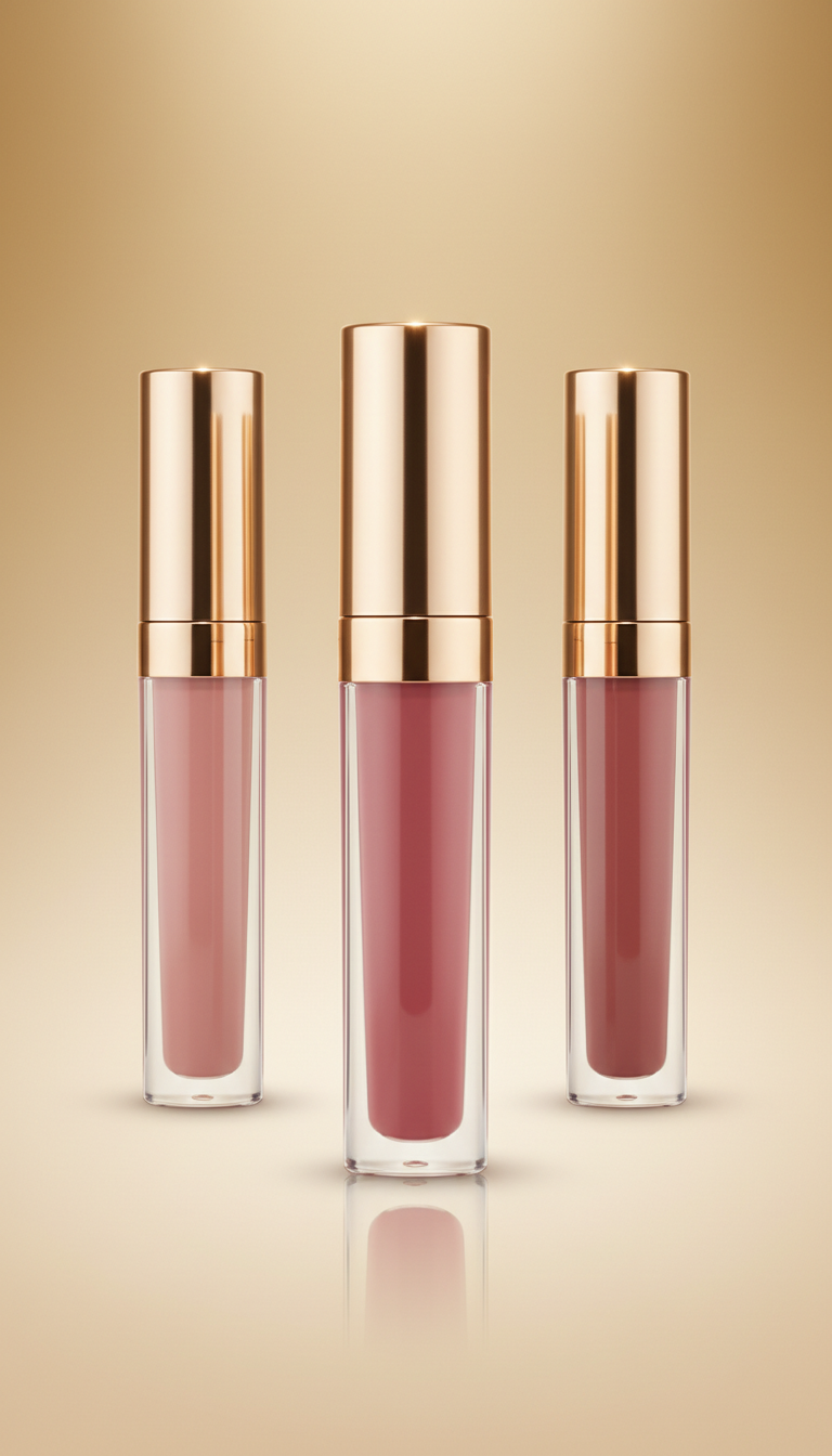 Deep Rose High-Shine Lip Gloss