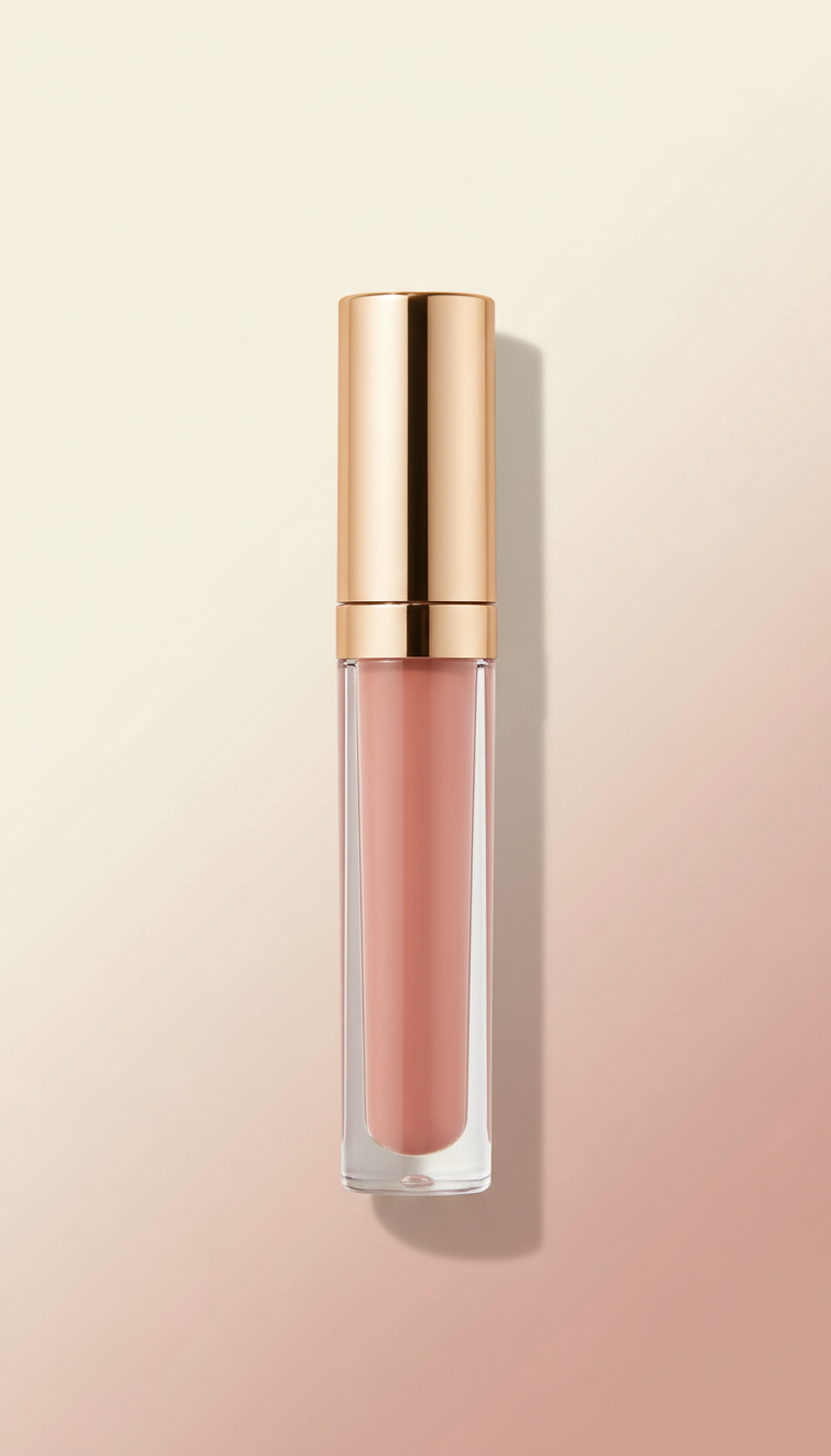 Blush Pink Glass-Like Lip Gloss